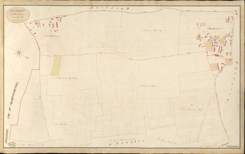 Corneuil. Section C _ du Bois Marquet _ 1re de 3 Feuilles
