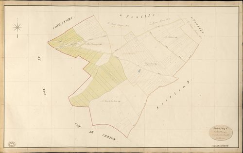 Corneuil. Section C _ du Bois Marquet _ 3e et dernière Feuille
