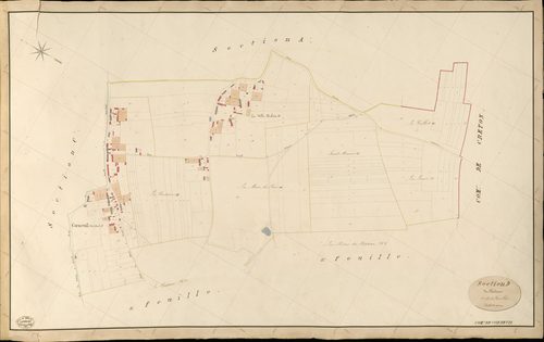 Corneuil. Section D _ du Château _ 1re de 3 Feuilles