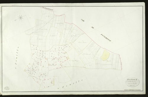 Corneville-sur-Risle. Section A _ de Saint Laurent _ 2e de 4 Feuilles