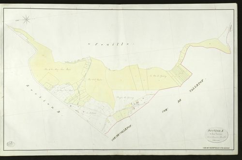 Corneville-sur-Risle. Section A _ de Saint Laurent _ 4e et dernière Feuille