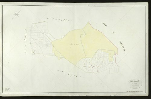 Corneville-sur-Risle. Section B _ du Bocage _ 2e de 3 Feuilles