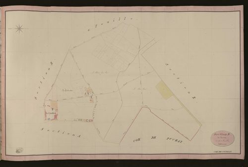 Coudray. Section D _ du Vaurose _ 1re de 2 Feuilles