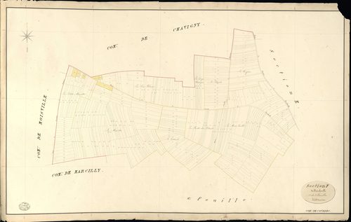Coudres. Section F _ de Francheville _ 1re de 2 Feuilles