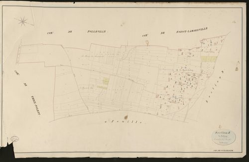 Courbépine. Section E _ du Coudray _ 3e et dernière Feuille