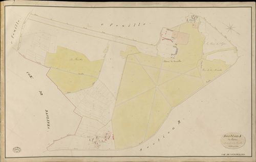 Courteilles. Section A _ du Château _ 3e et dernière Feuille