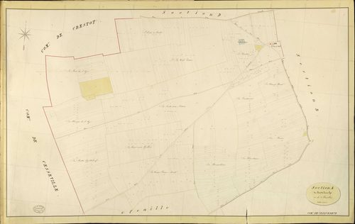Criquebeuf-la-Campagne. Section A _ du Bois de saint Cyr _ 1re de 2 Feuilles