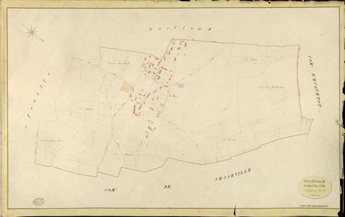 Criquebeuf-la-Campagne. Section A _ du Bois de saint Cyr et du Buc _ 2e et dernière Feuille