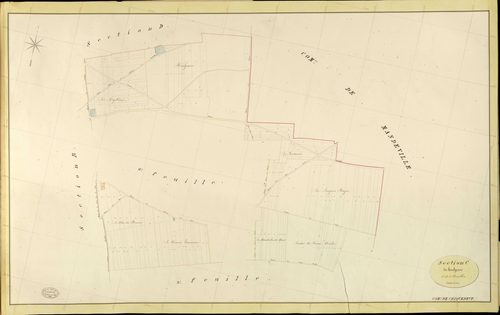 Criquebeuf-la-Campagne. Section C _ de Houlgrave _ 1re de 3 Feuilles