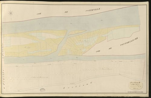 Criquebeuf-sur-Seine. Section B _ de l'Ile de Bonport _ 3e et dernière Feuille