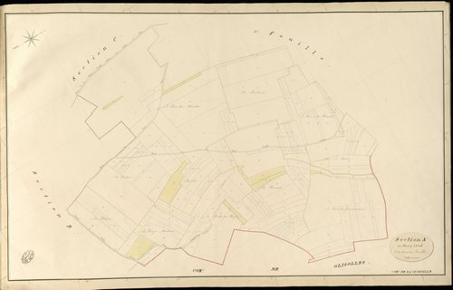 Croisille (La). Section A _ du Chemin d'Oissel _ 2e et dernière Feuille