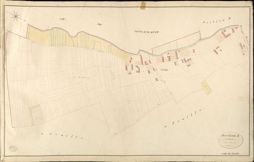 Croisy-sur-Eure. Section A _ des Marettes _ 1re de 4 Feuilles