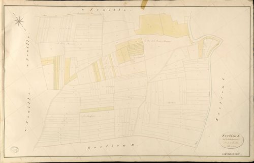 Croisy-sur-Eure. Section A _ de la Cavée Marseau _ 2e de 4 Feuilles
