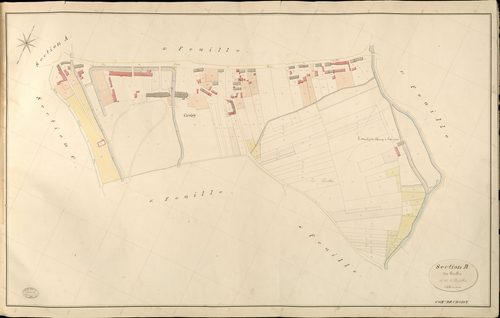 Croisy-sur-Eure. Section B _ des Pérelles _ 3e de 5 Feuilles