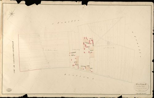 Croisy-sur-Eure. Section D _ du haut Croisy _ 3e et dernière Feuille