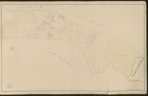 Croix-Saint-Leufroy (La). Section B _ de la Boissaie _ 2e de 3 Feuilles