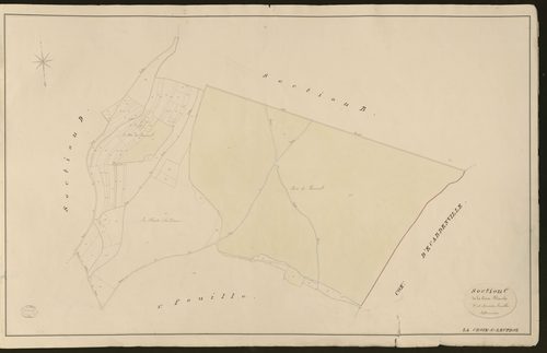 Croix-Saint-Leufroy (La). Section C _ de la Croix Blanche _ 2e et dernière Feuille