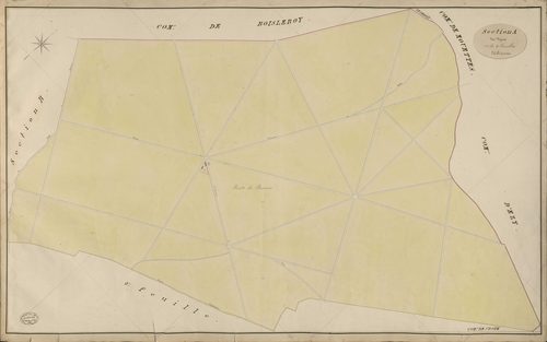 Croth. Section A _ des Vigues _ 1re de 3 Feuilles