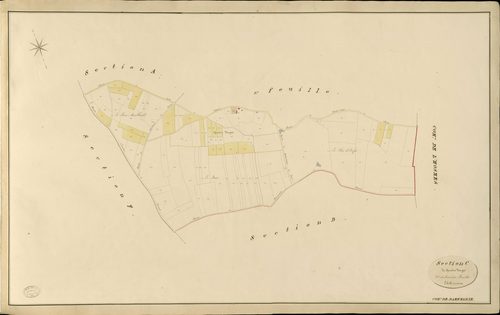 Dame-Marie. Section C _ de Quatre Vouges _ 2e et dernière Feuille