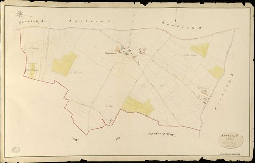 Dame-Marie. Section F _ de l'Eglise _ Feuille Unique