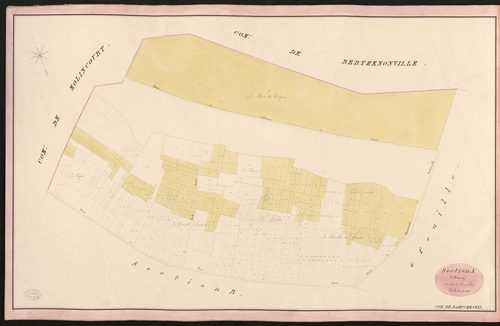 Dampsmesnil. Section A _ d'Aveny _ 1re de 5 Feuilles