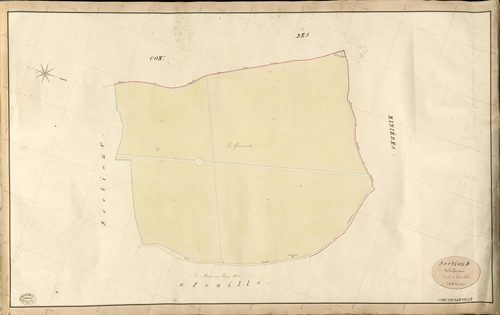 Damville. Section D _ de la Garenne _ 1re de 2 Feuilles