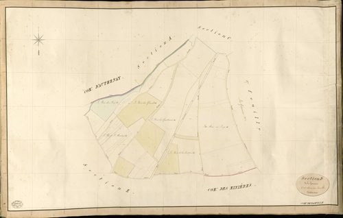 Damville. Section D _ de la Garenne _ 2e et dernière Feuille