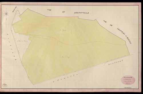 Dangu. Section B _ des Bois Communs _ 1re de 2 Feuilles
