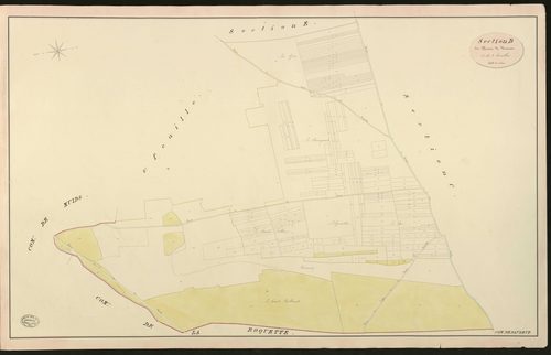 Daubeuf-près-Vatteville. Section D _ du Chemin de Verseine _ 1re de 2 Feuilles