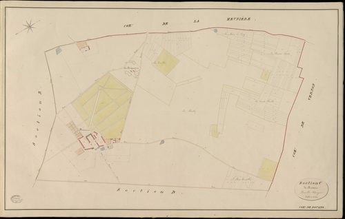 Douains. Section C _ de Brécourt _ Feuille Unique