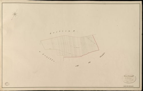 Douains. Section E _ des Métréaux _ 1re de 2 Feuilles