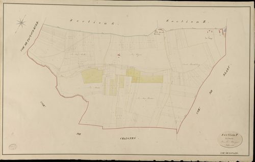 Douains. Section F _ des Monts _ Feuille Unique