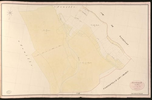 Douville-sur-Andelle. Section B _ de la Plaine _ 2e de 3 Feuilles
