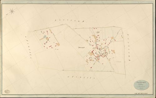 Drucourt. Section C _ du Village _ 1re de 3 Feuilles