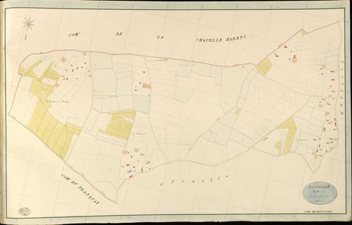 Drucourt. Section E _ des Merceries _ 1re de 2 Feuilles