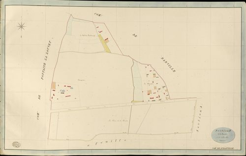 Duranville. Section B _ de la Chaussée _ 1re de 2 Feuilles