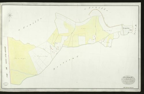 Ecaquelon. Section A _ du Bois héroult _ 3e et dernière Feuille
