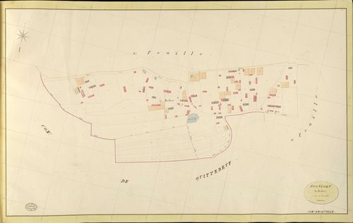 Ecauville. Section C _ du Beuherin _ 1re de 4 Feuilles