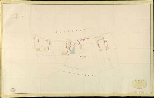 Ecauville. Section C _ du Beuherin _ 4e et dernière Feuille