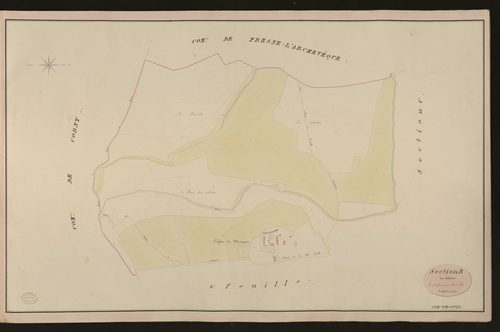 Ecouis. Section B _ des Abatis _ 3e et dernière Feuille