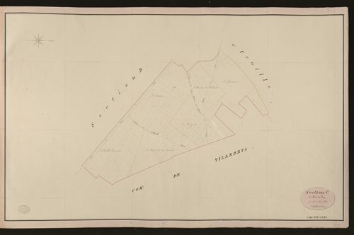 Ecouis. Section C _ du Bois du Fay _ 1re de 2 Feuilles