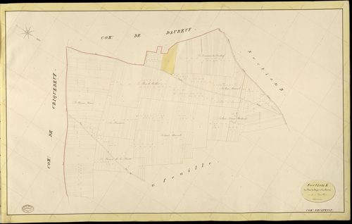 Ecquetot. Section A _ du Bois de Cayet et des Ravins _ 1re de 2 Feuilles