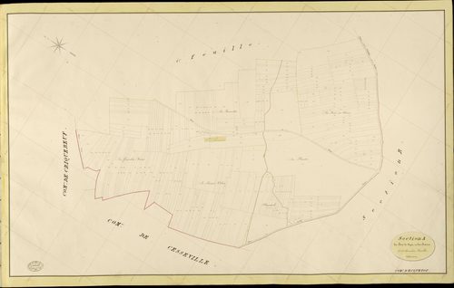 Ecquetot. Section A _ du Bois de Cayet et des Ravins _ 2e et dernière Feuille