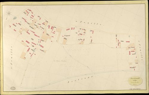 Ecquetot. Section B _ de l'Eglise _ 2e de 4 Feuilles
