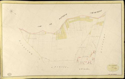 Ecquetot. Section B _ de l'Eglise _ 4e et dernière Feuille