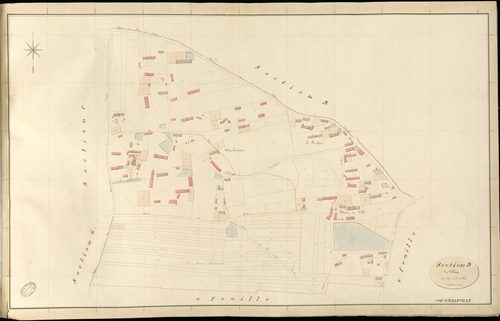 Emanville. Section D _ du Village _ 1re de 3 Feuilles