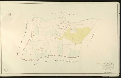 Epaignes. Section K _ de l'Amaury _ 1re de 2 Feuilles