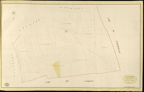 Epreville-près-le-Neubourg. Section B _ de Mare Rotoure _ 4e et dernière Feuille