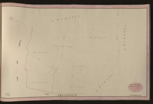 Etrépagny. Section F _ de la Plaine de Beauregard _ 1re de 4 Feuilles