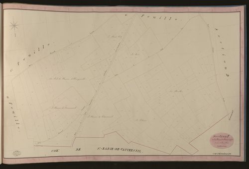 Etrépagny. Section F _ de la Plaine de Beauregard _ 3e de 4 Feuilles
